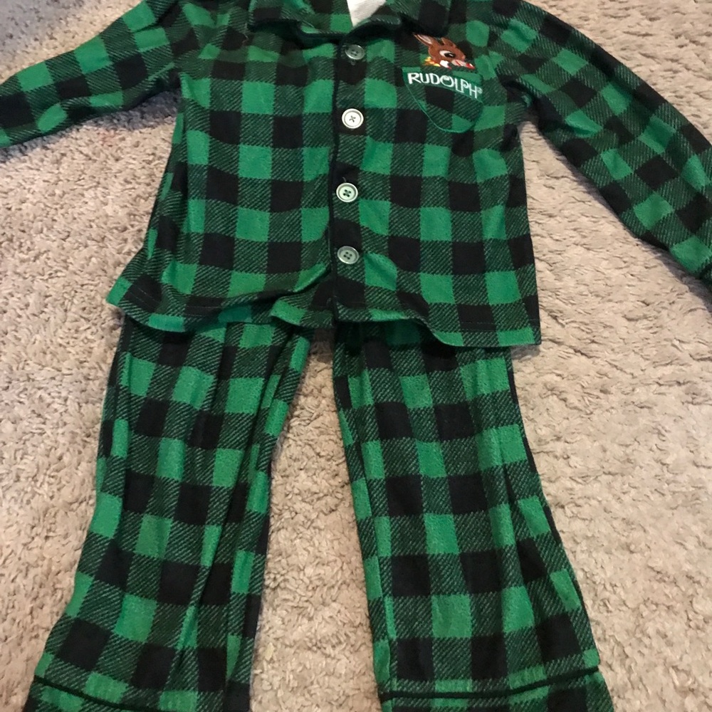 Rudolph flannel pjs